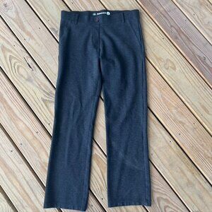 BetaBrand classic dress yoga pants medium petite charcoal gray boot cut